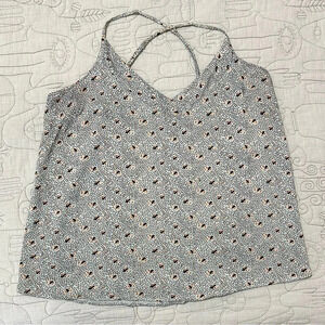 Anthropologie Floreat Adjustable Strap Floral Camisole Size 12